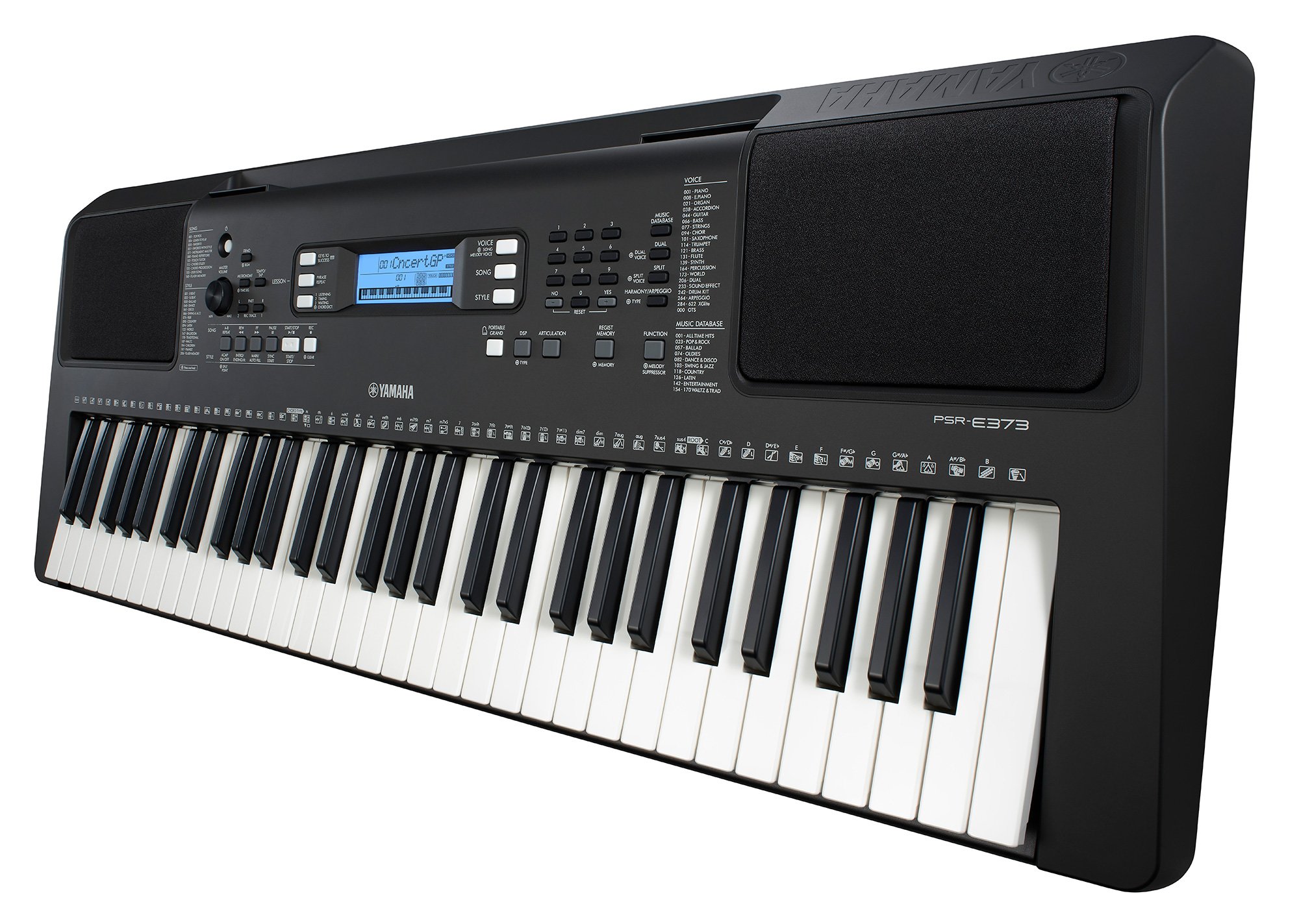 Đàn Organ điện tử/ Portable Keyboard - Yamaha PSR-E373 (PSR E373) - Màu đen - Hàng chính hãng