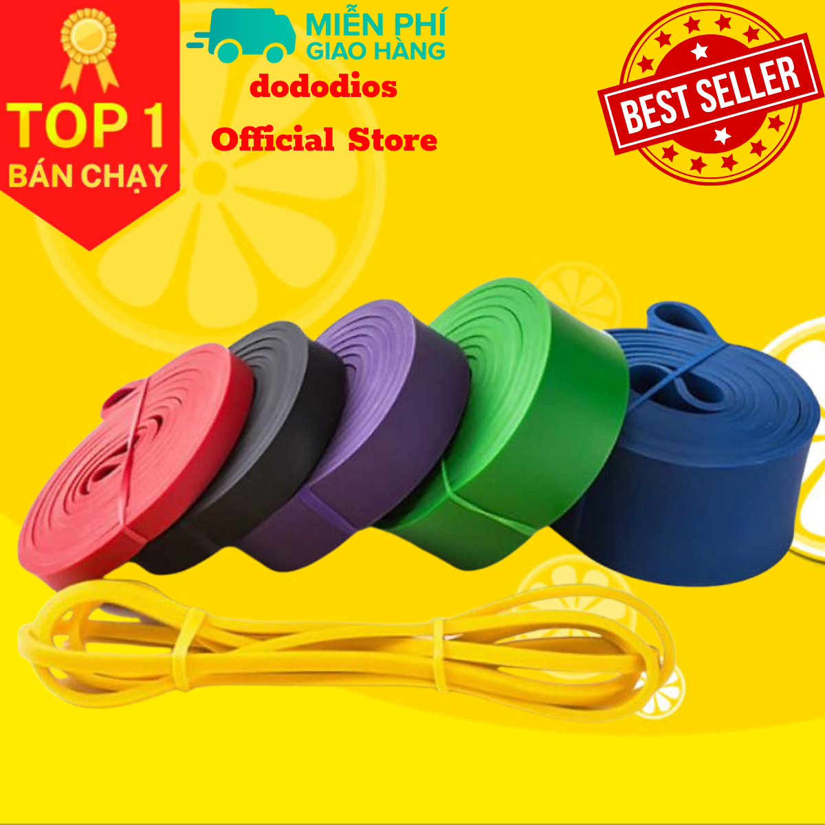 Dây Kháng Lực - dây trợ lực tập gym Powerband Tập Toàn Thân Chính hãng dododios Cực bền