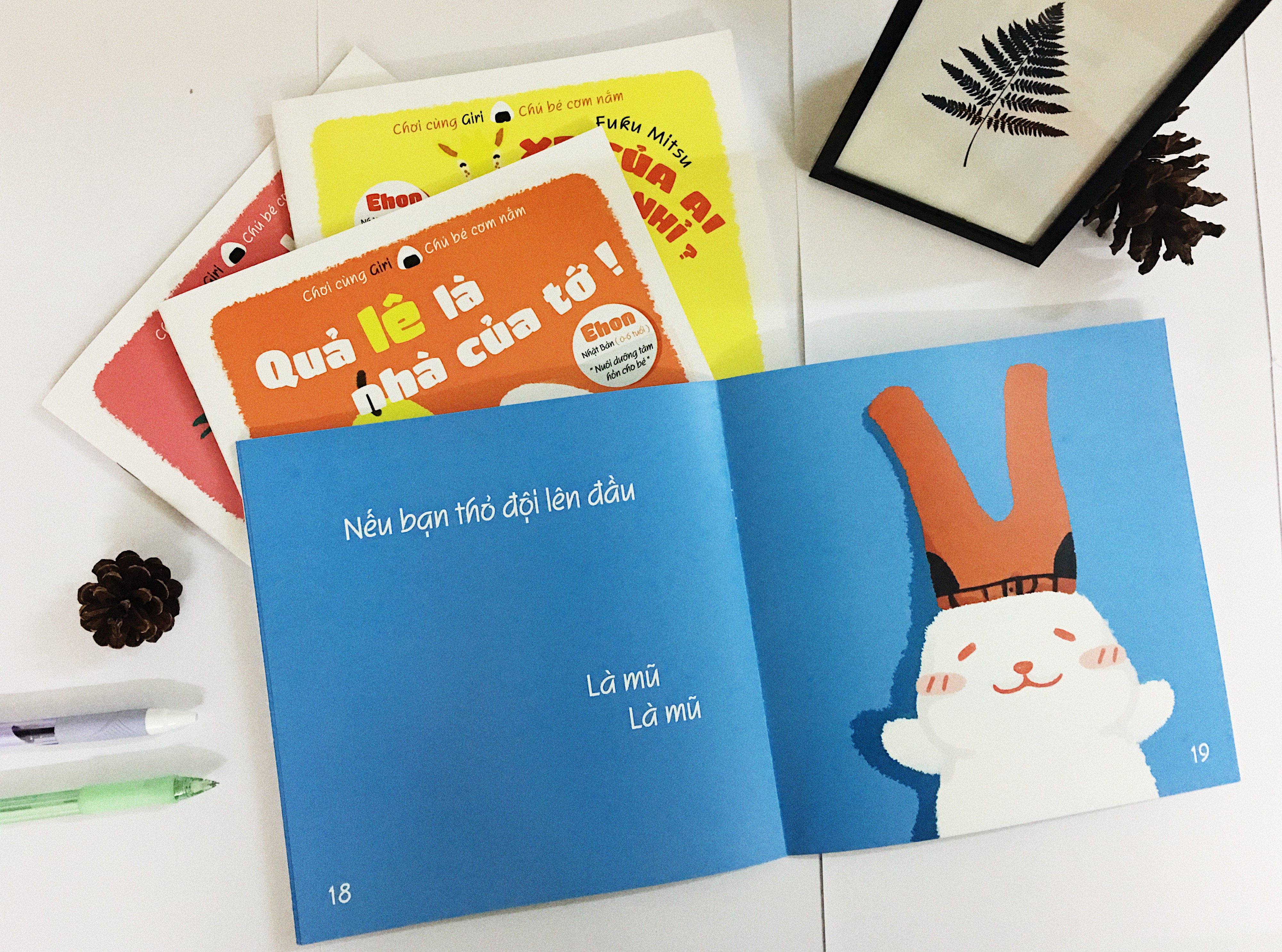 Full Combo 8 cuốn Sách Ehon Nhật Bản - Chơi Cùng  Giri - Chú Bé Cơm Nắm (2-8 tuổi) - Bí kíp giúp con độc lập, phát triển tiềm năng sáng tạo/ Đặc Biệt Tặng Kèm Sách Ehon Chiếc Miệng Của Trời Đêm