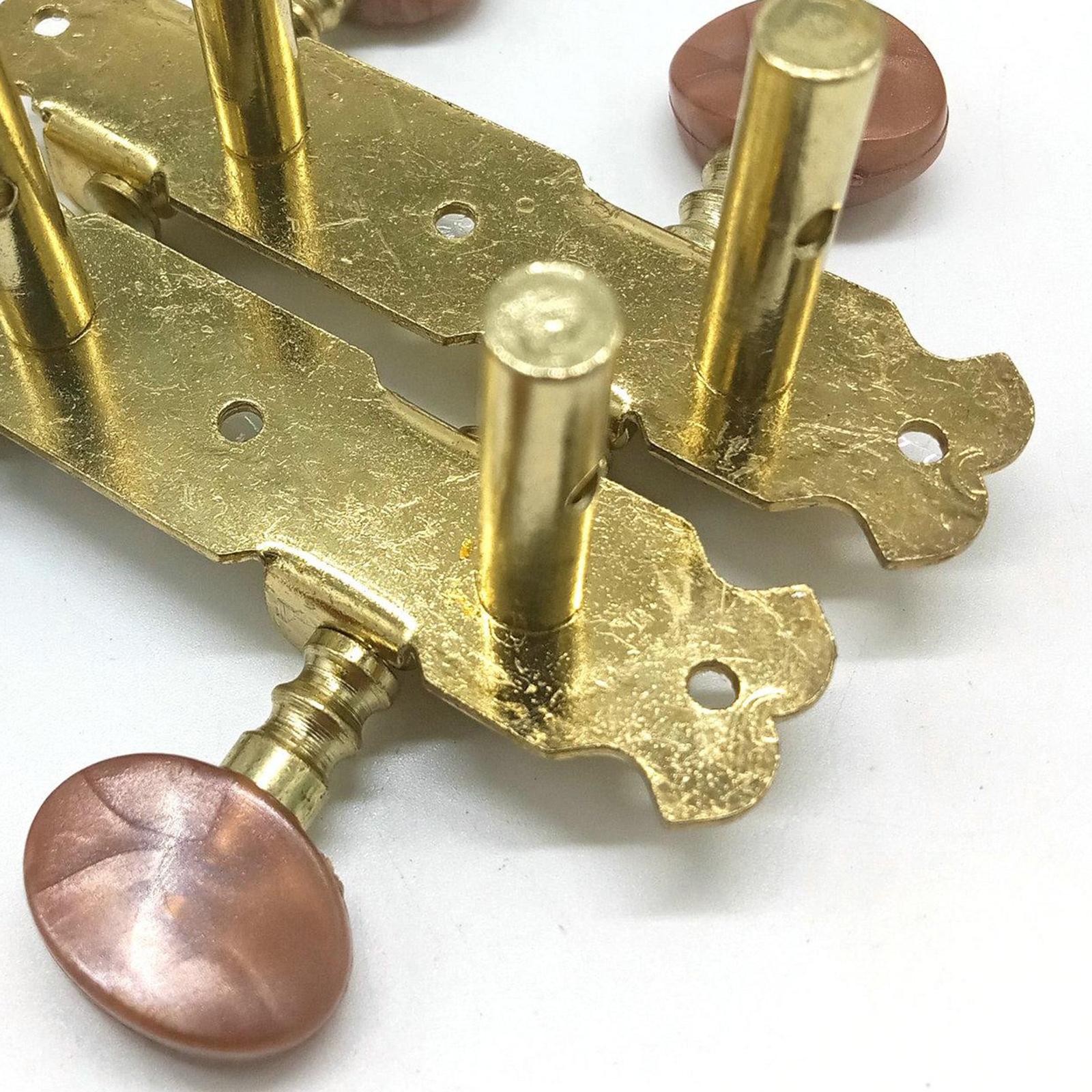 2pieces Guitar Tuner Tuning Keys Pegs Machine Heads for Classical Guitar Ukulele Parts Replacement Accessories