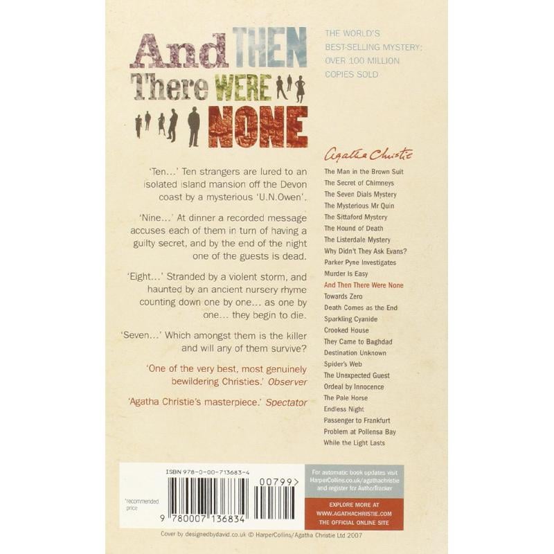 Tiểu thuyết trinh thám tiếng Anh: And Then There Were None