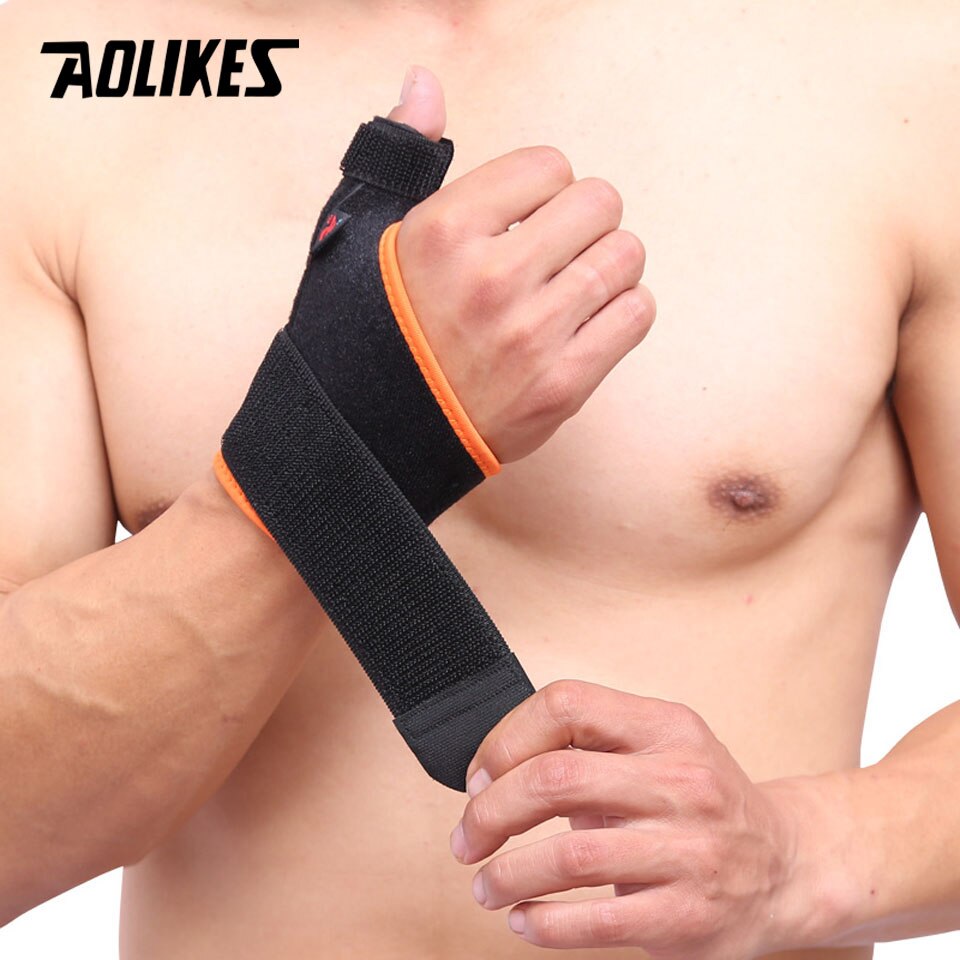 Nẹp cố định ngón tay cái AOLIKES YE-1670 thumb pressured wrist protector - Hàng Chính Hãng