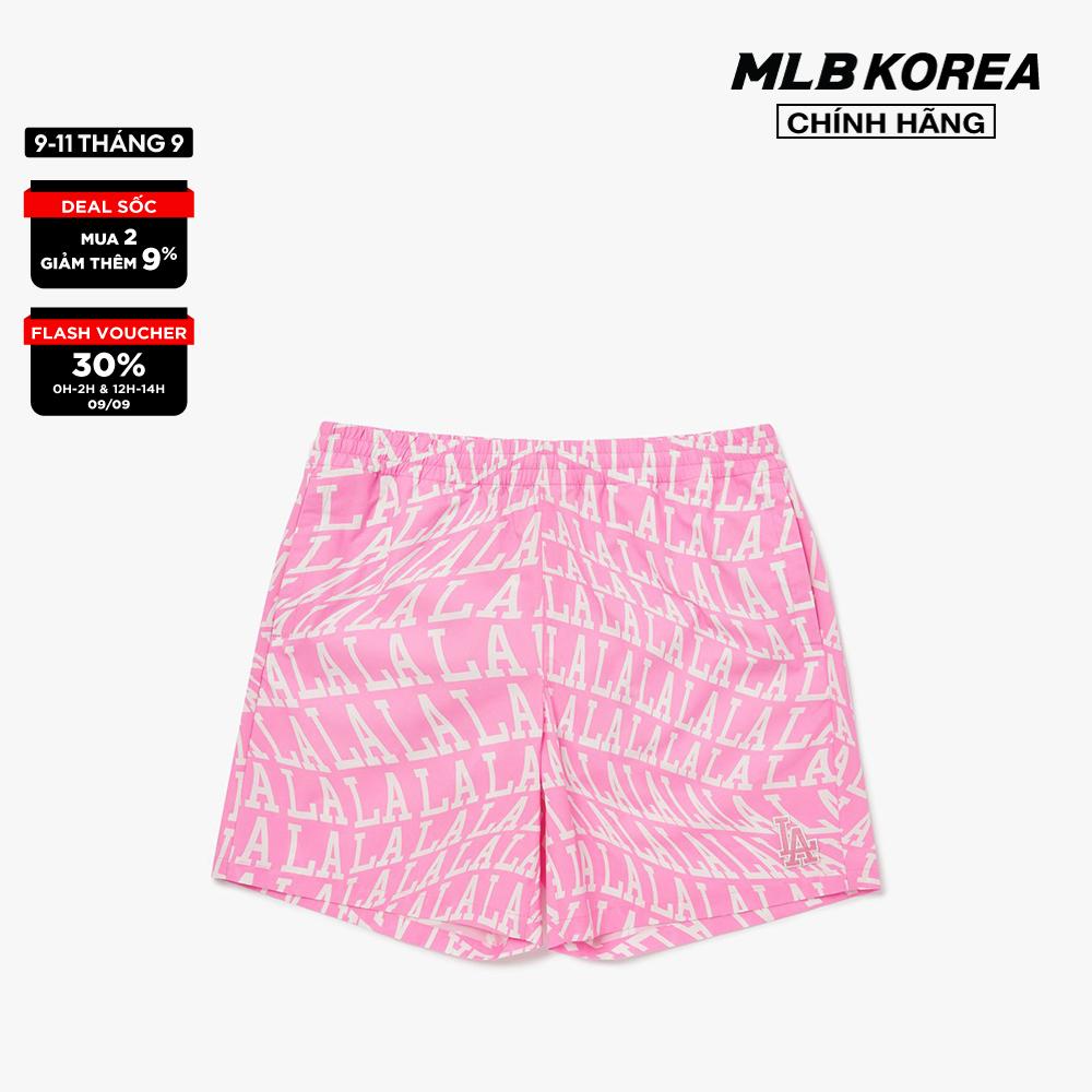 MLB - Quần shorts bơi nam lưng thun Illusion 3LSW60123-07PKS