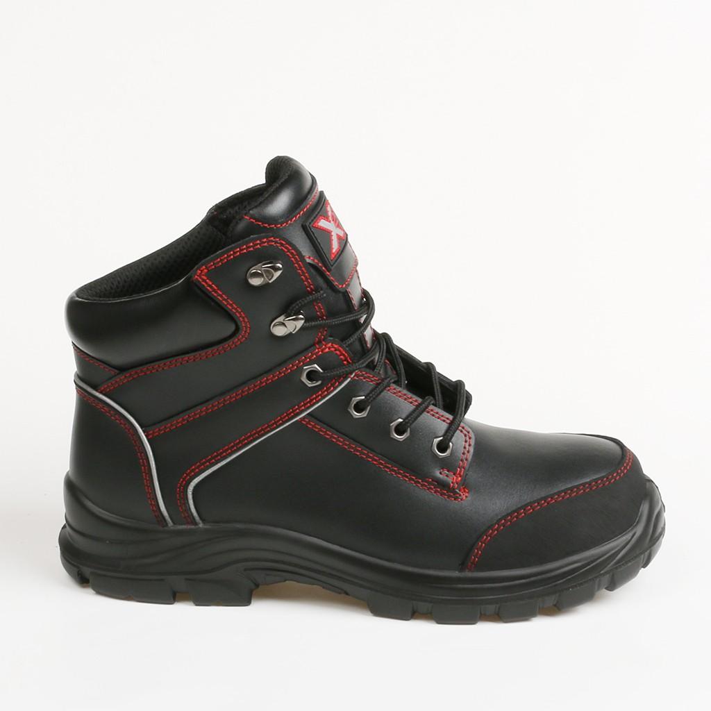 Giày bảo hộ cao cổ ARMOUR X2 Safety Ankle Shoe Composite Toe Cap &amp; Steel Midsole Black, EN20345:2011, Size 39-45