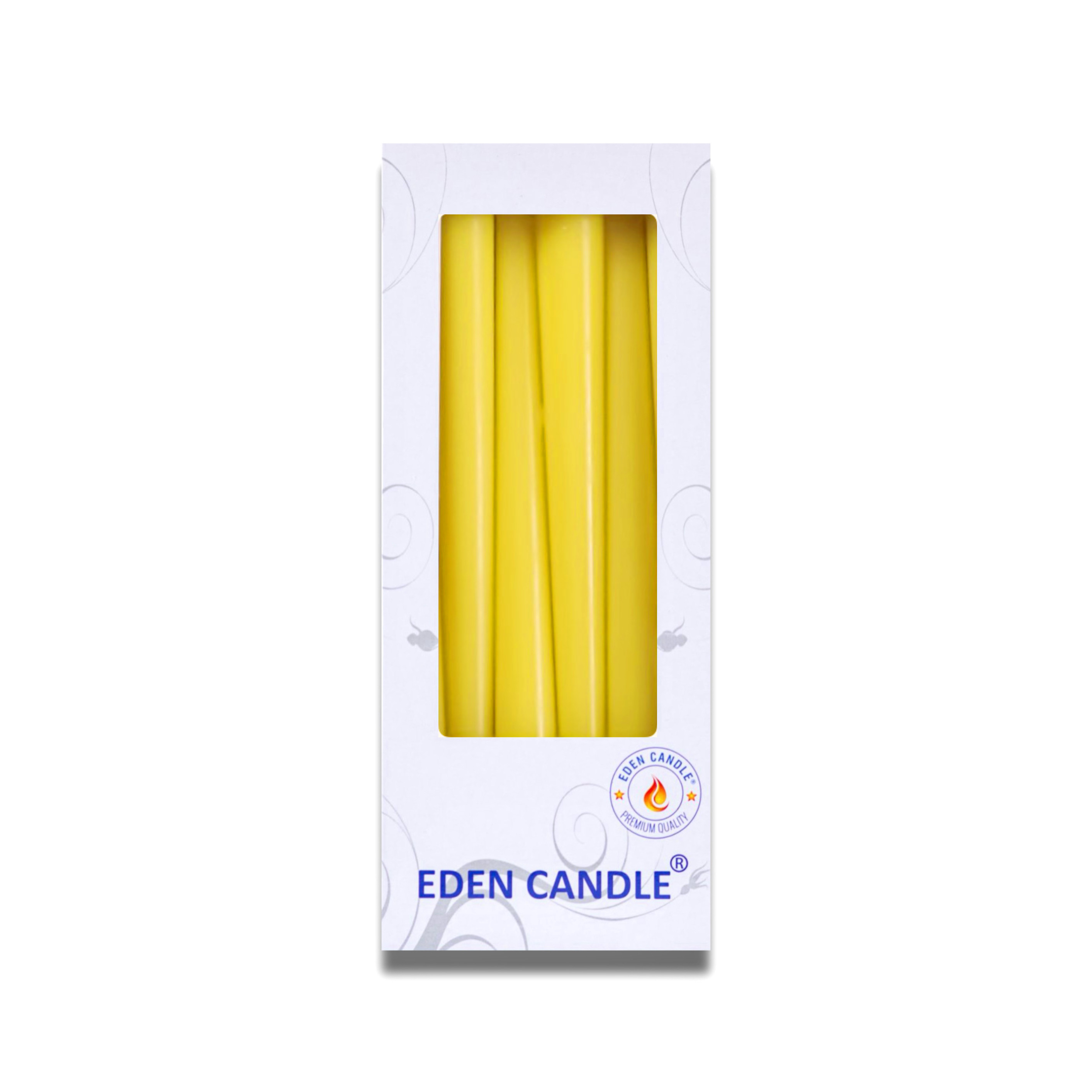 Hộp 6 Nến Thơm Taper Eden Candle FTRAMART EDC2331 - Vàng