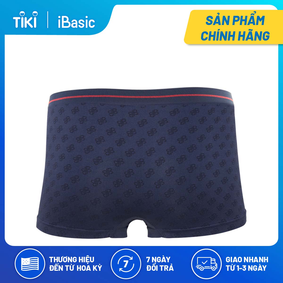 Quần lót nam không đường may Trunk Seamless iBasic PANM095