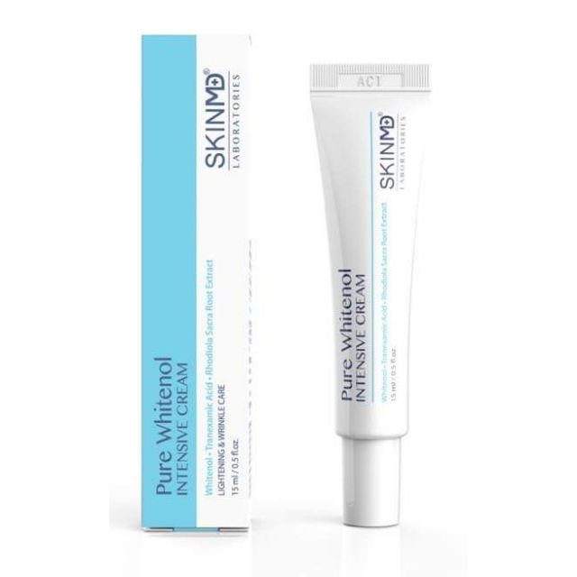 SkinMD Pure Whitenol Intensive Cream 15ml - Tái tạo da Nám, Trắng Sáng Da Và Chống Lão Hóa - Hàn Quốc