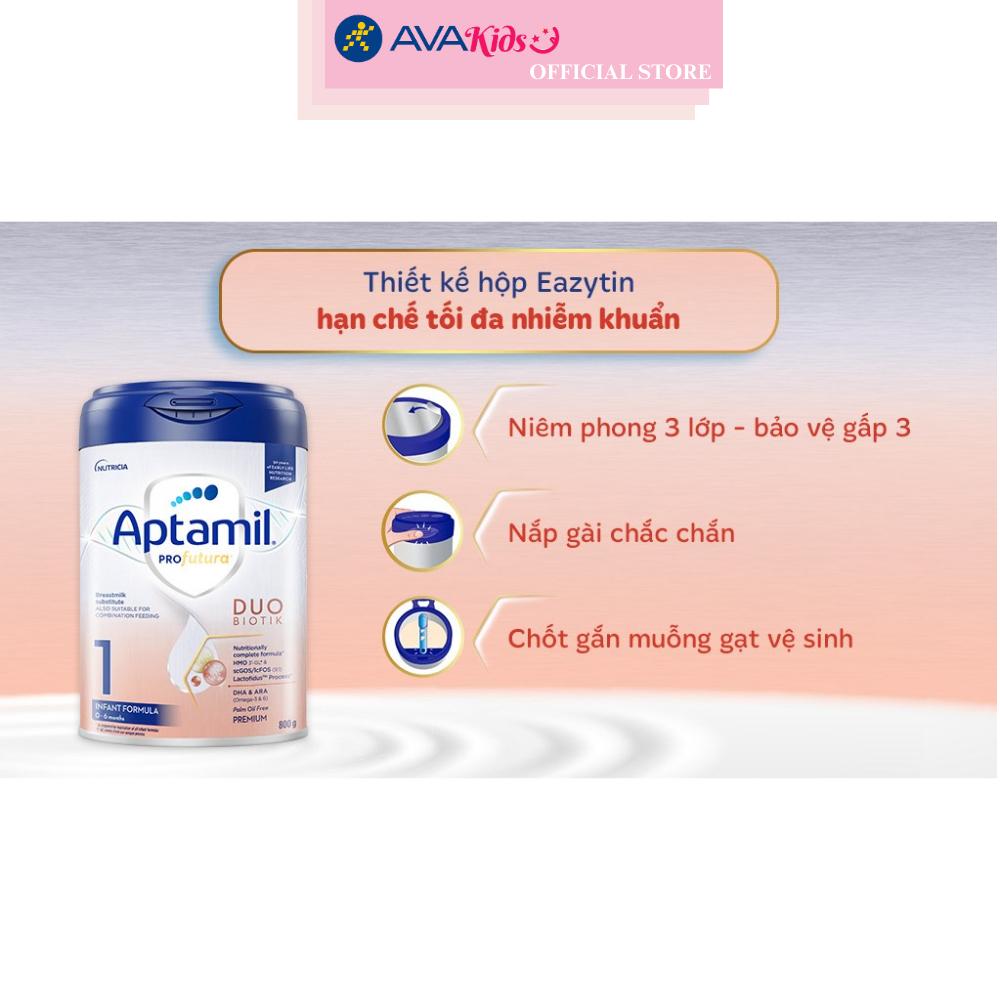 Sữa bột Aptamil Profutura Duobiotik số 1 800g (0 - 6 tháng)