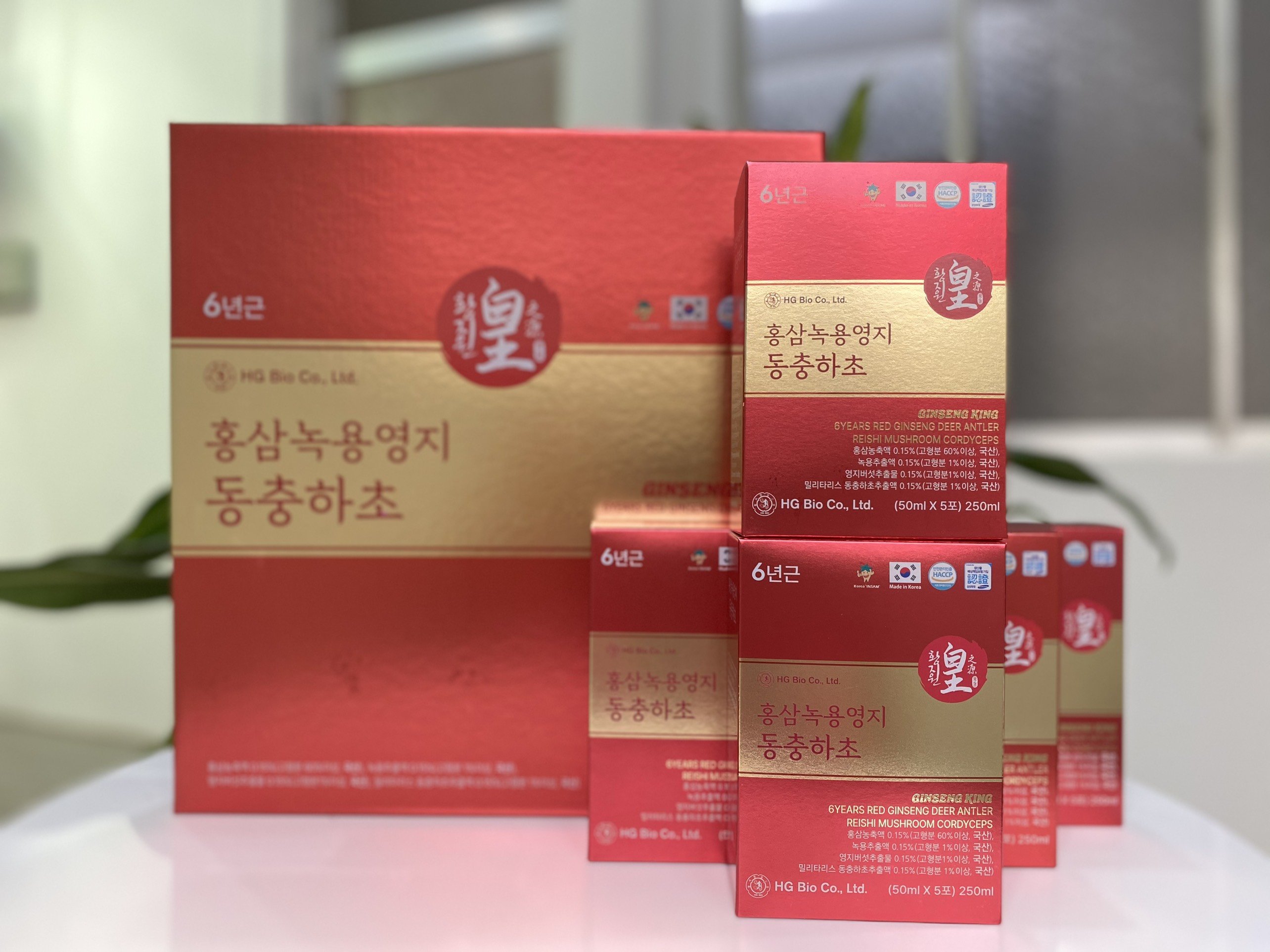 Hồng sâm nhung hươu linh chi đông trùng hạ thảo