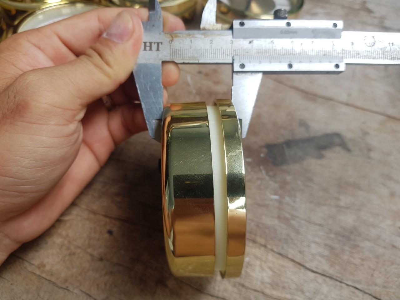 Bộ máy đồng hồ gắn đồng hồ để bàn gỗ, kính làm quà tặng đường kinh 89cm, xi vàng, báo thức