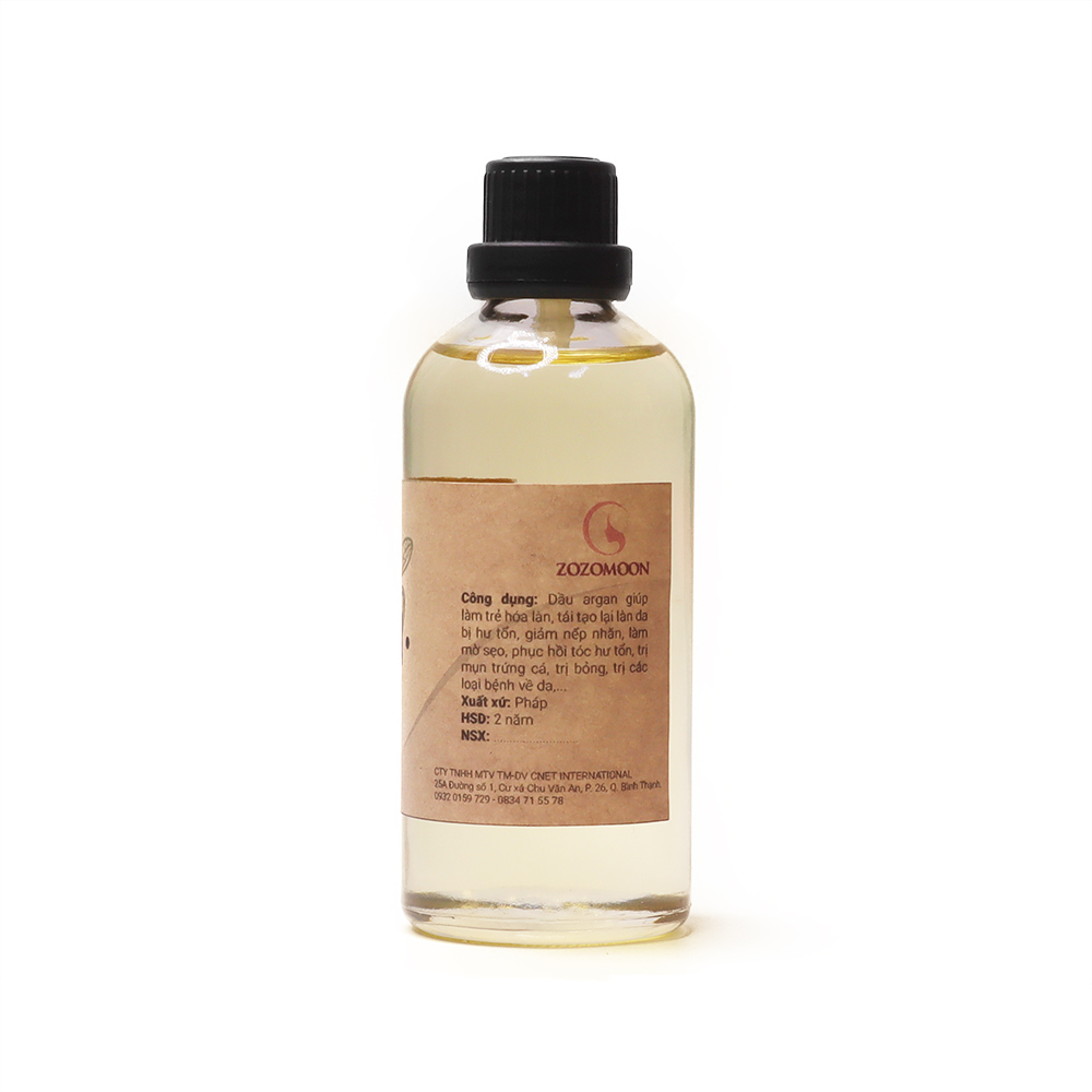 Dầu argan nguyên chất - Zozomoon (100ml)