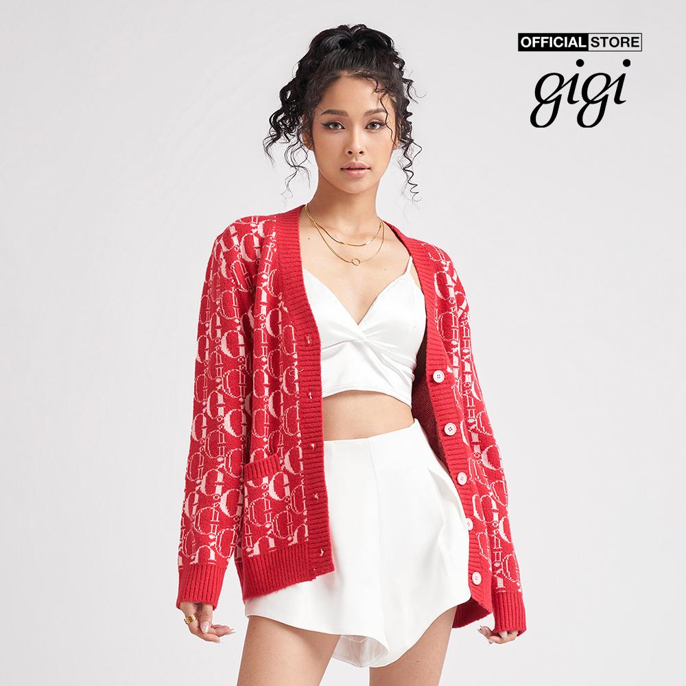GIGI - Áo khoác cardigan nữ dáng dài thời trang G1302K222719