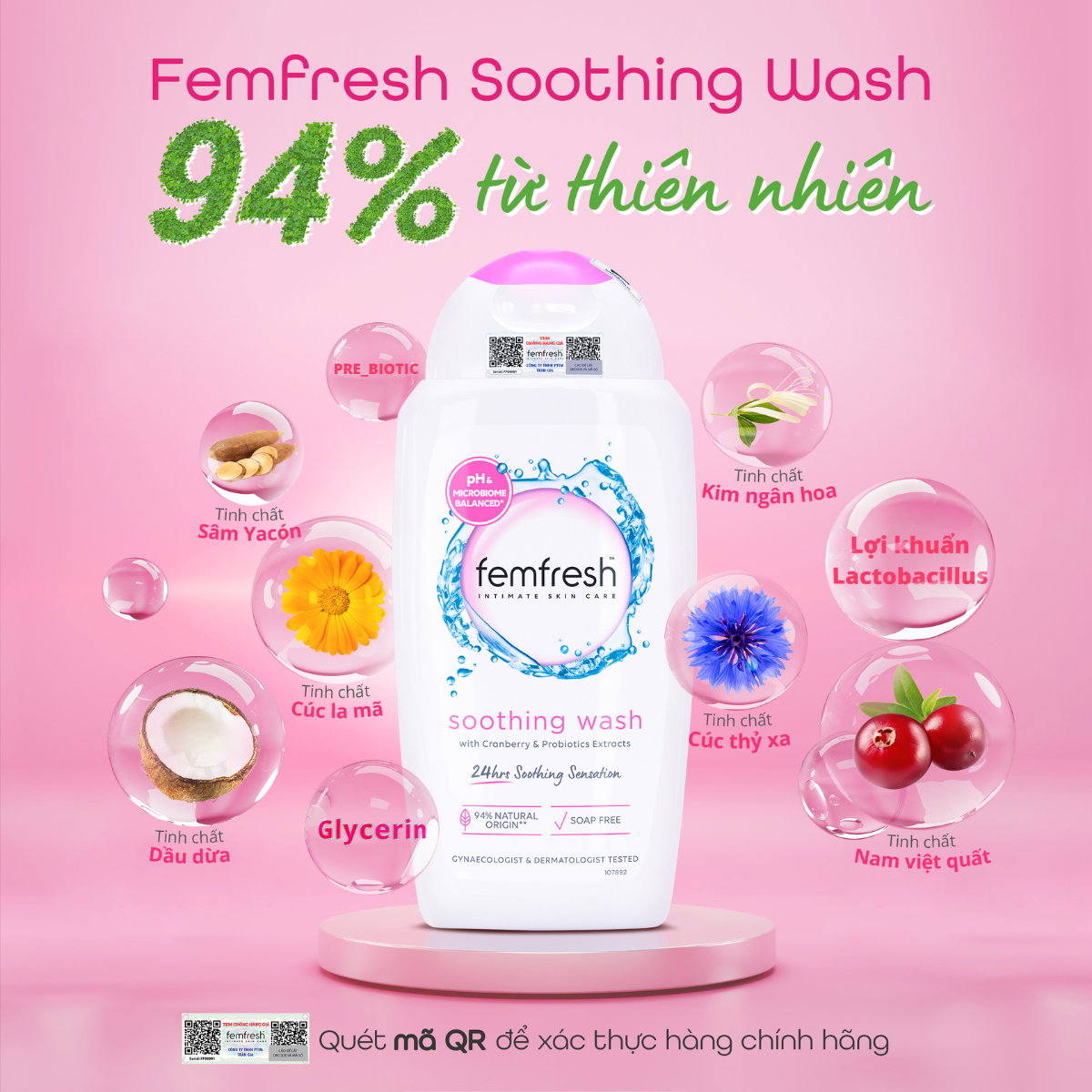 Dung Dịch Vệ Sinh Phụ Nữ Femfresh Daily Wash DDVS Phụ Nữ Intima 250ml