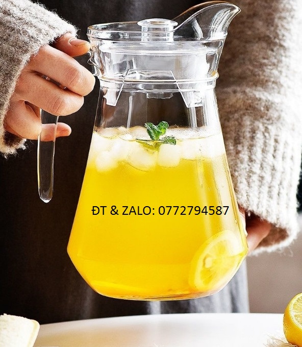 Bình Nước Thủy Tinh Delisoga Pitcher Waist  1300ml