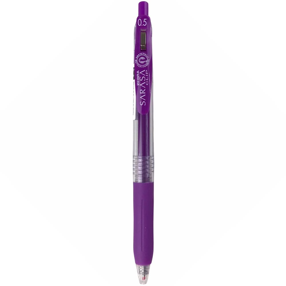 Bút Bi 0.5 mm Sarasa Clip - Zebra JJ15-PU - Màu Tím