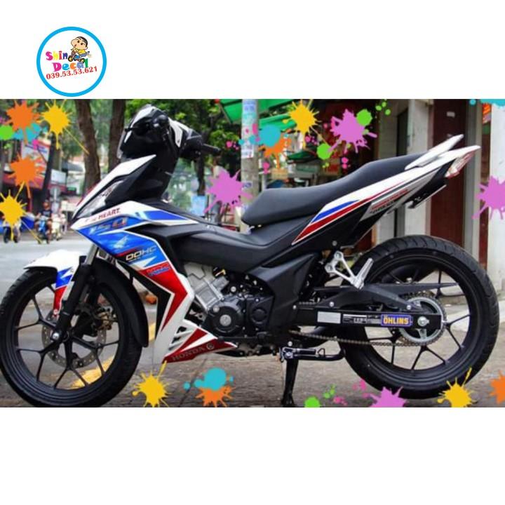 Tem rời winner HRC dán xe trắng new