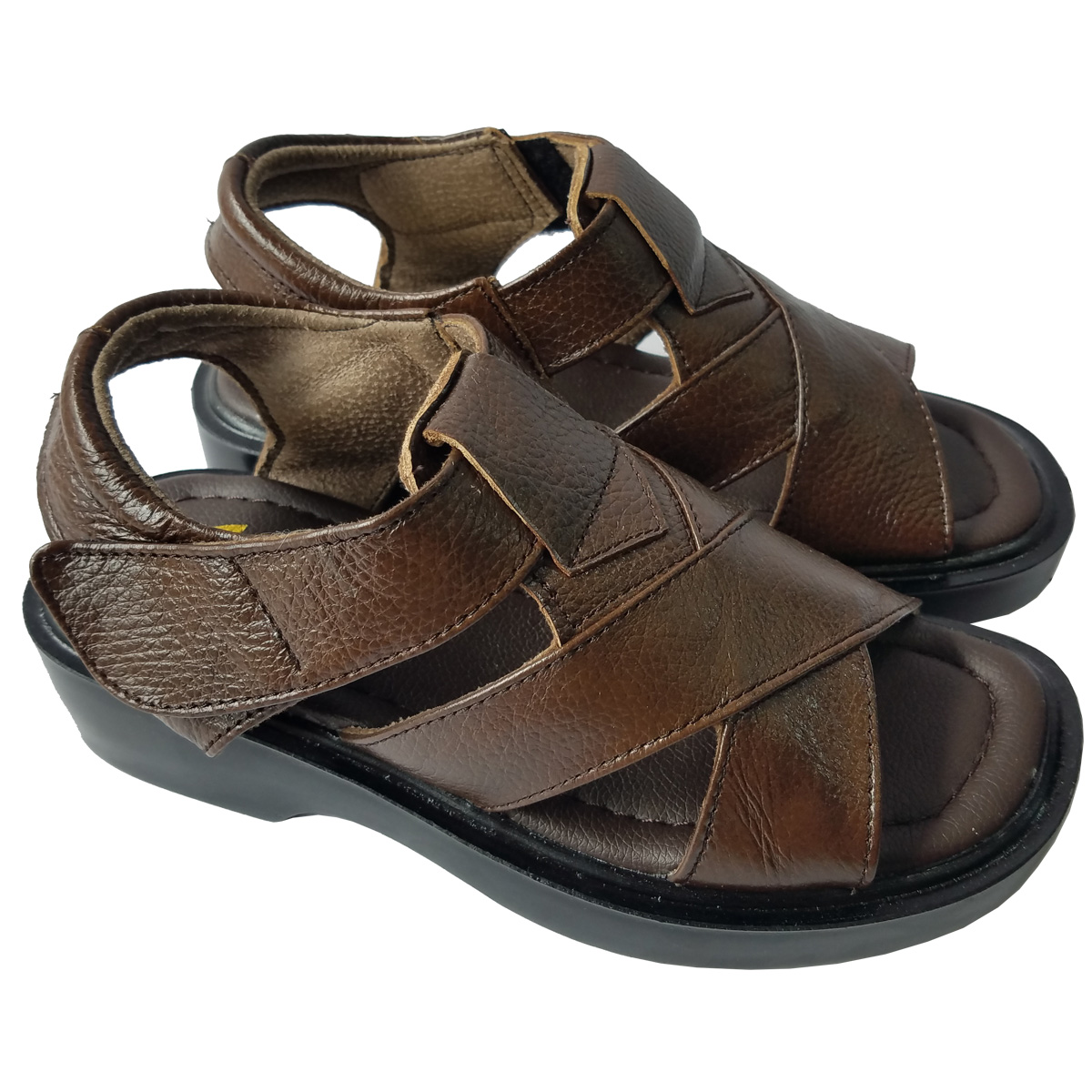 Giày Sandal Nam Trung Niên BIGGBEN Da Bò Thật Cao 4 Phân SD136