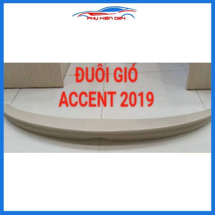 Đuôi gió sau xe liền cốp Accent 2018-2019-2020-2021 hàng mộc chưa sơn