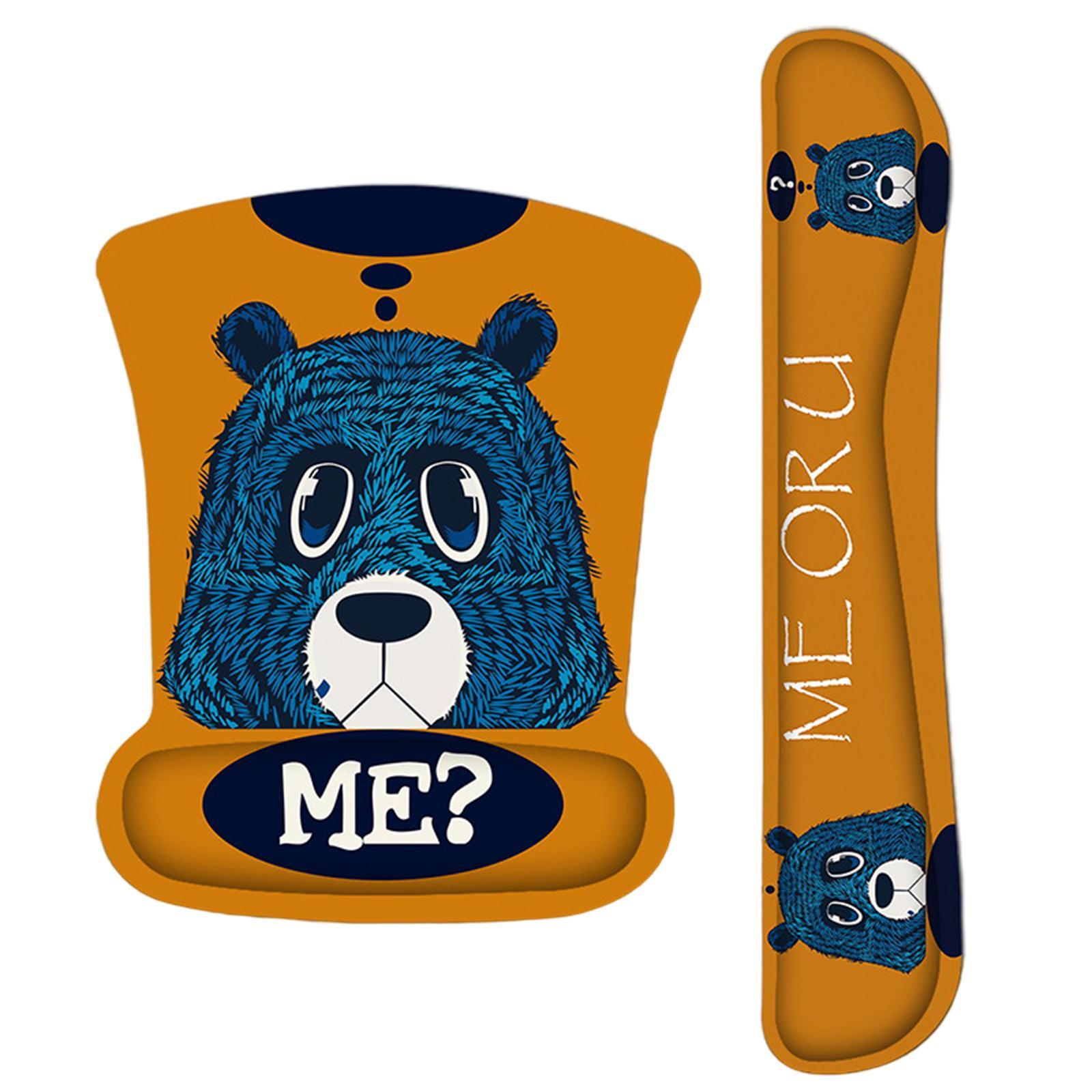 Padded Mouse Wrist  Support and Keyboard Wrist  Pad