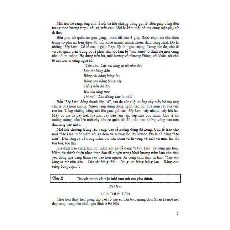 Sách - Những Bài Văn Đạt Điểm Cao Của Học Sinh Giỏi Lớp 8 - Dùng Chung Cho Các Bộ SGK Hiện Hành - Hồng Ân