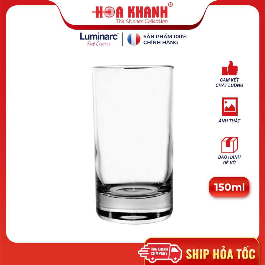Ly Cao Uống Nước Thủy Tinh Islande 150ML, 220ML &amp; 290ML - 12829, D6318 &amp; D6293 - Bộ 6 ly