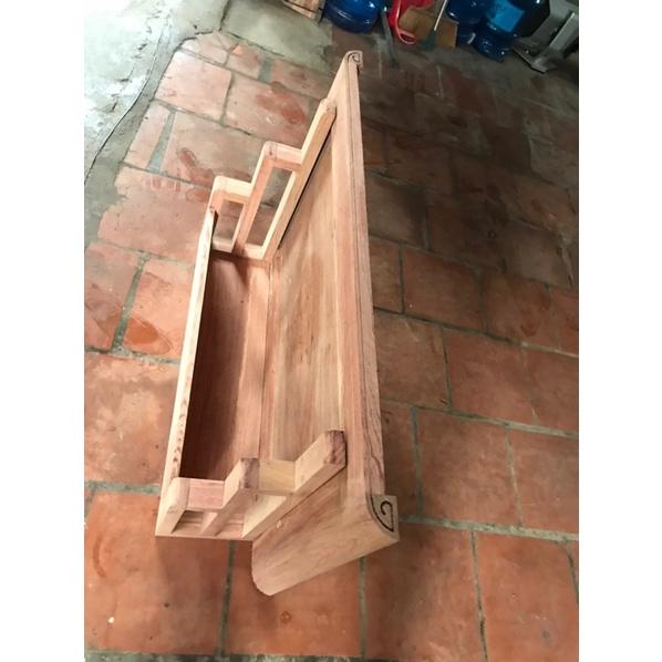 Bàn thờ treo tường gỗ hương đá 81cm
