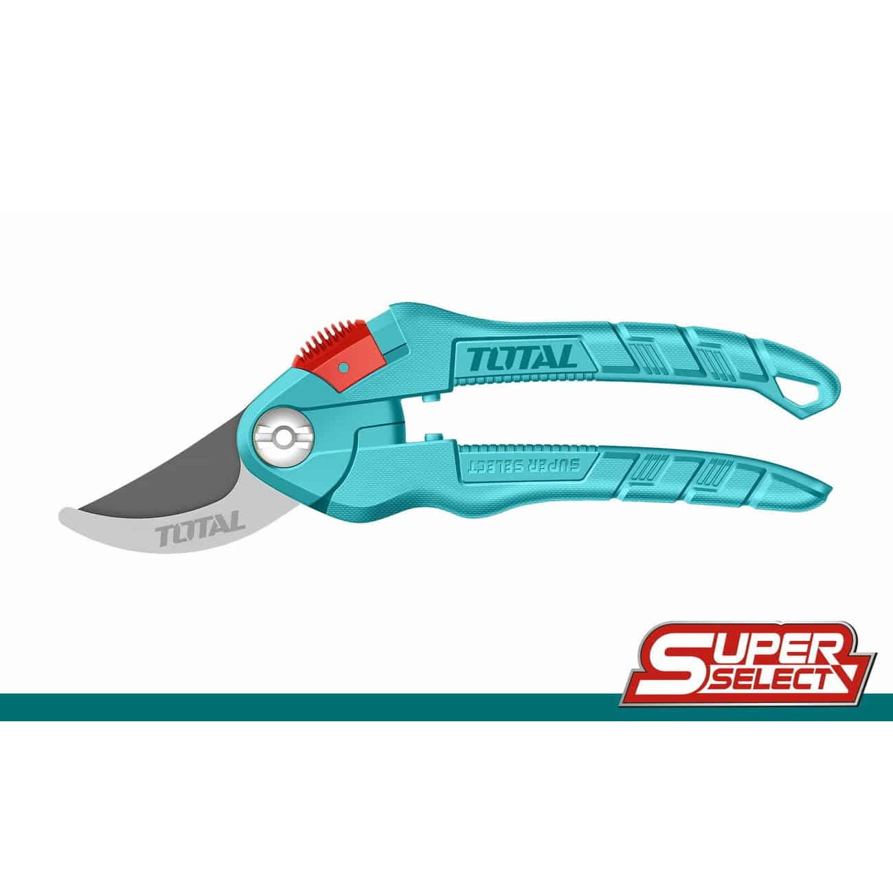 Kéo cắt tỉa cây kiểng, cành cây chuyên dụng làm vườn 8in TOTAL THT0201 - Dài 20cm, Cắt tỉa cây cảnh, Lưỡi thép carbon, tay cầm pp nhám - Tốc độ 247