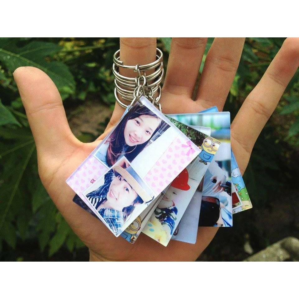 MÓC KHÓA MICA IN HÌNH CÁ NHÂN.