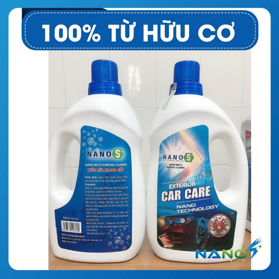 Chăm sóc Ngoại thất ôtô Nano S* Car Care - xe sáng bóng như mới, hương thơm nước hoa 500ml