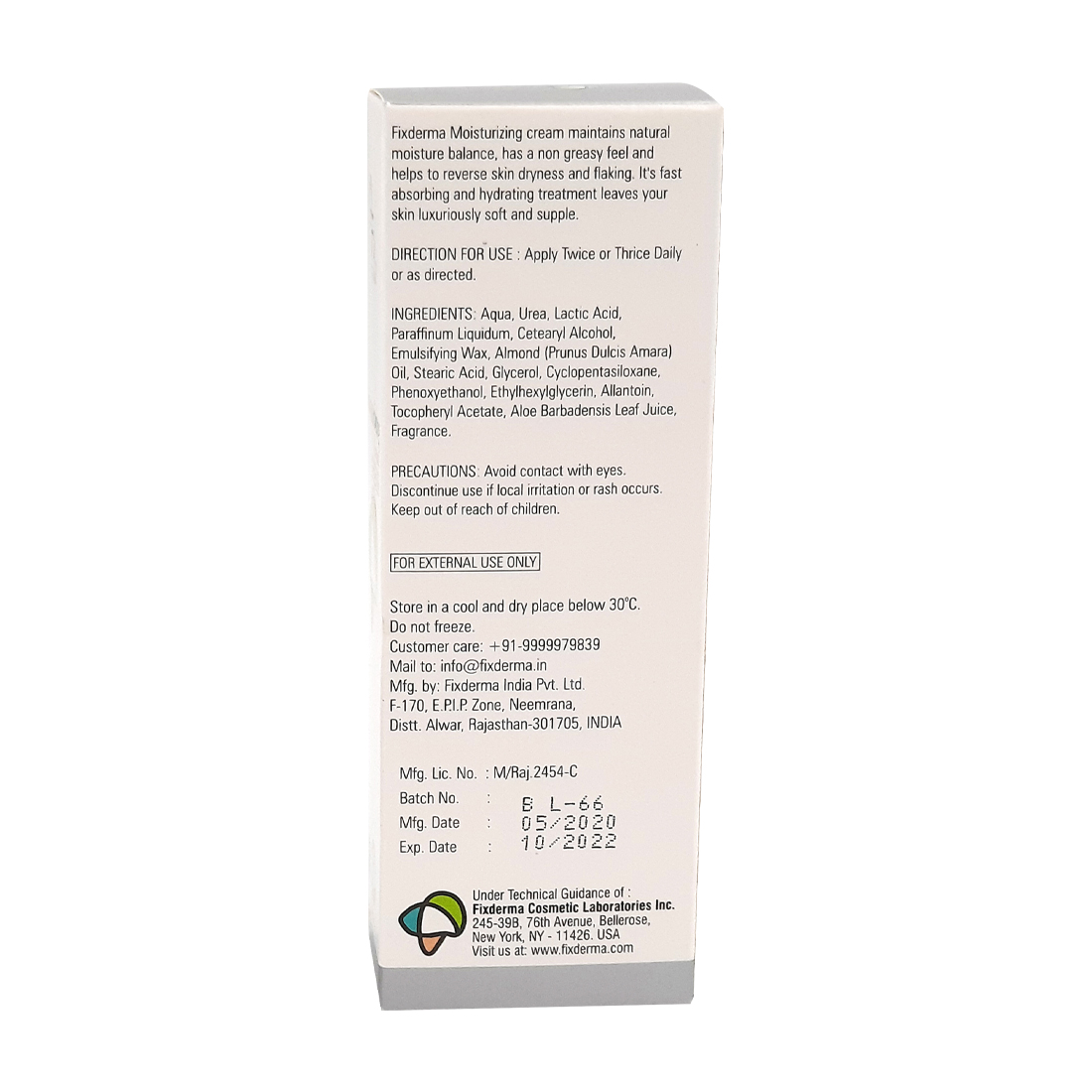 Kem dưỡng FIXDERMA Moisturizing Cream giúp cân bằng độ ẩm, giảm tình trạng khô da (Tuýp 60g)