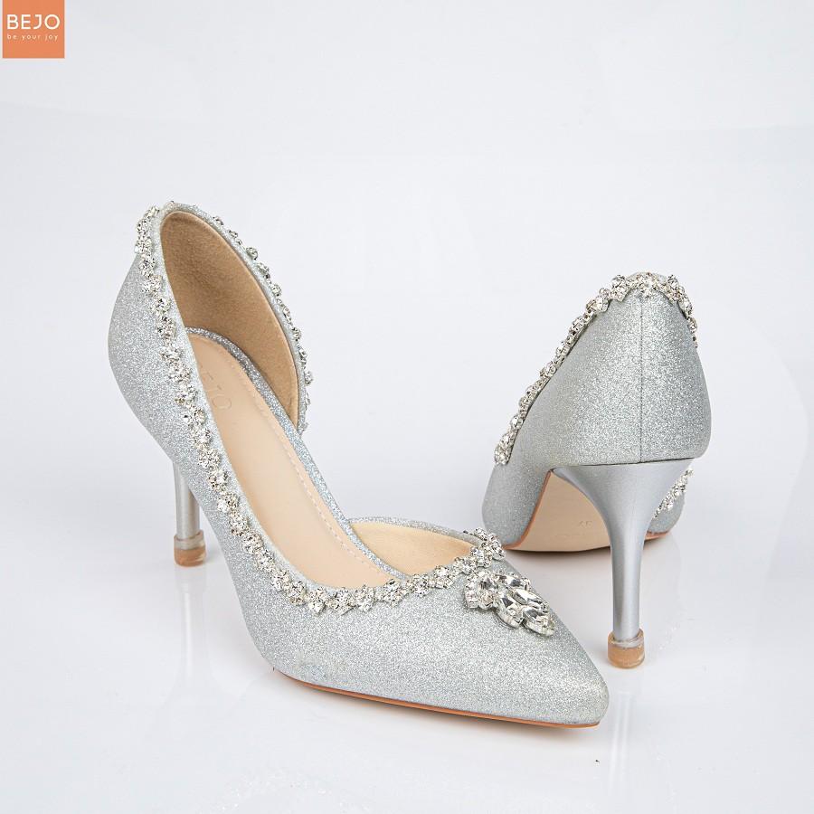 GIÀY CƯỚI - GIÀY CÔ DÂU BEJO H51 XOAN,MŨI NEO - WEDDING SHOES