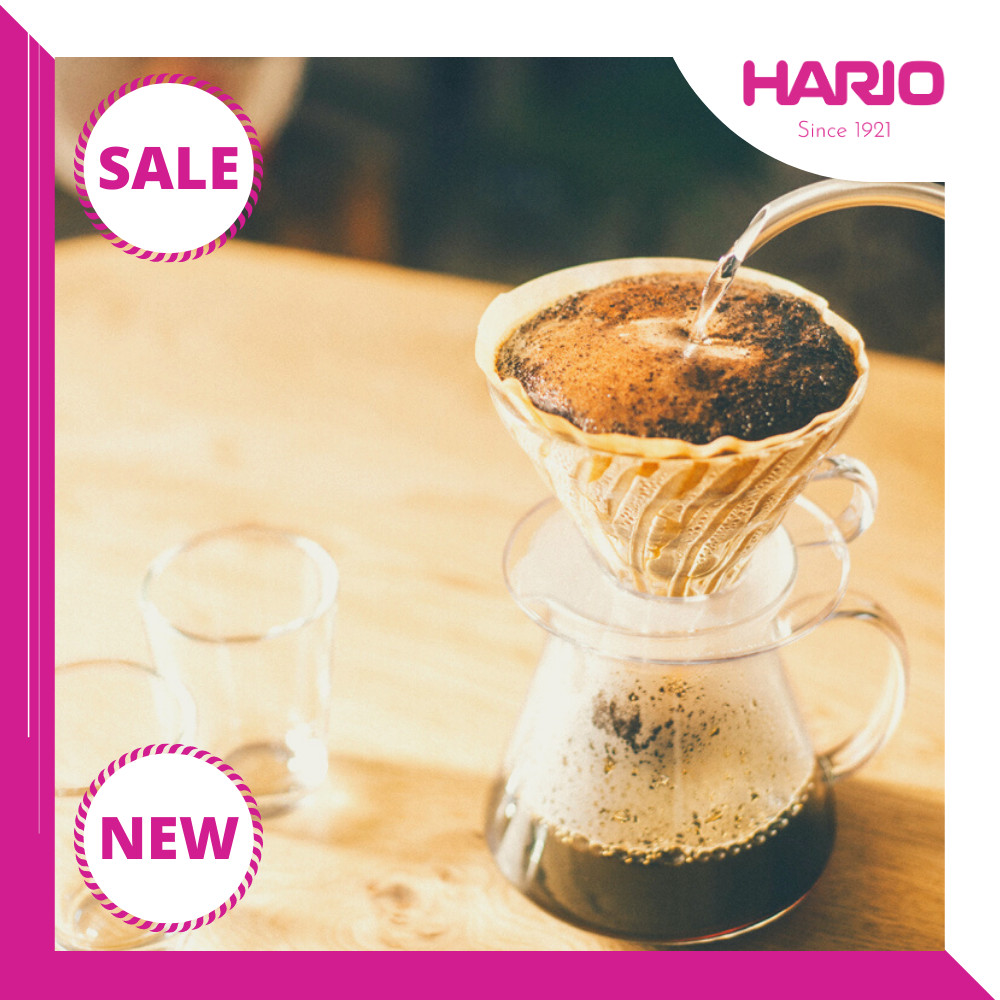Bình pha cà phê Hario Dripper 600ml S-VGBK-02-T Kèm phễu, giấy lọc, muỗng