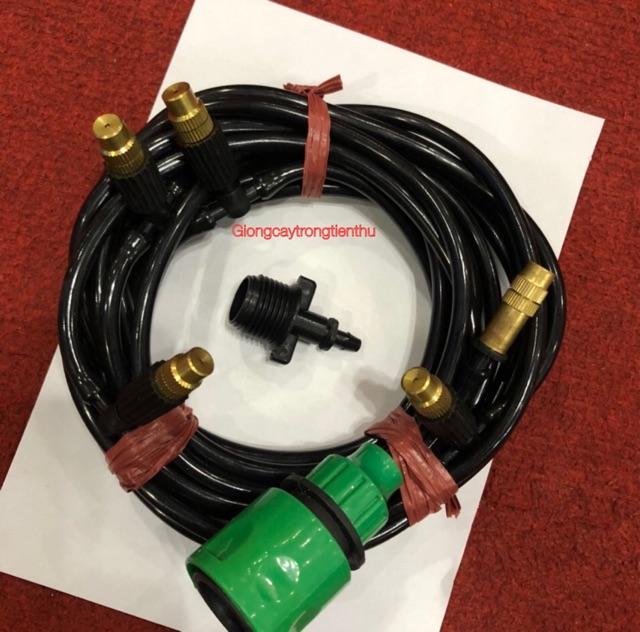 COMBO-BỘ TƯỚI PHUN SƯƠNG LẮP SẴN 5m nhập khẩu