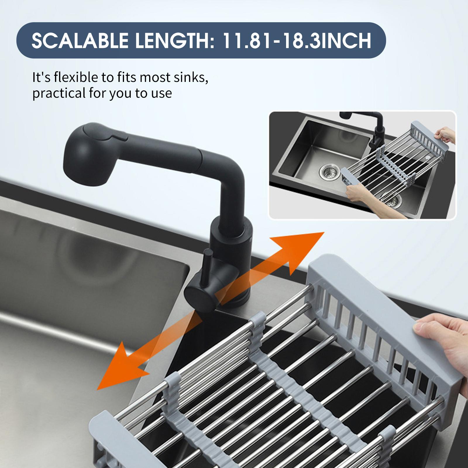 Giá Để Bát Đĩa Có Thể Mở Rộng Bằng Thép Không Gỉ