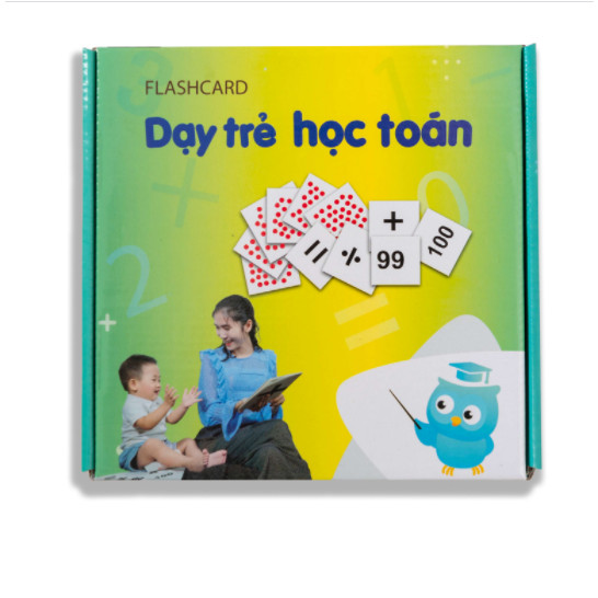 GDKIDS - Dạy Trẻ Học Toán Flashcard Glenn Doman (109 Thẻ)