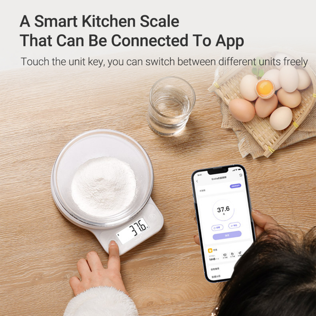 Xiaomi youpin wolonow Cân Điện Tử 0.1g Màn Hình led Độ Chính Xác Cao Đa Năng