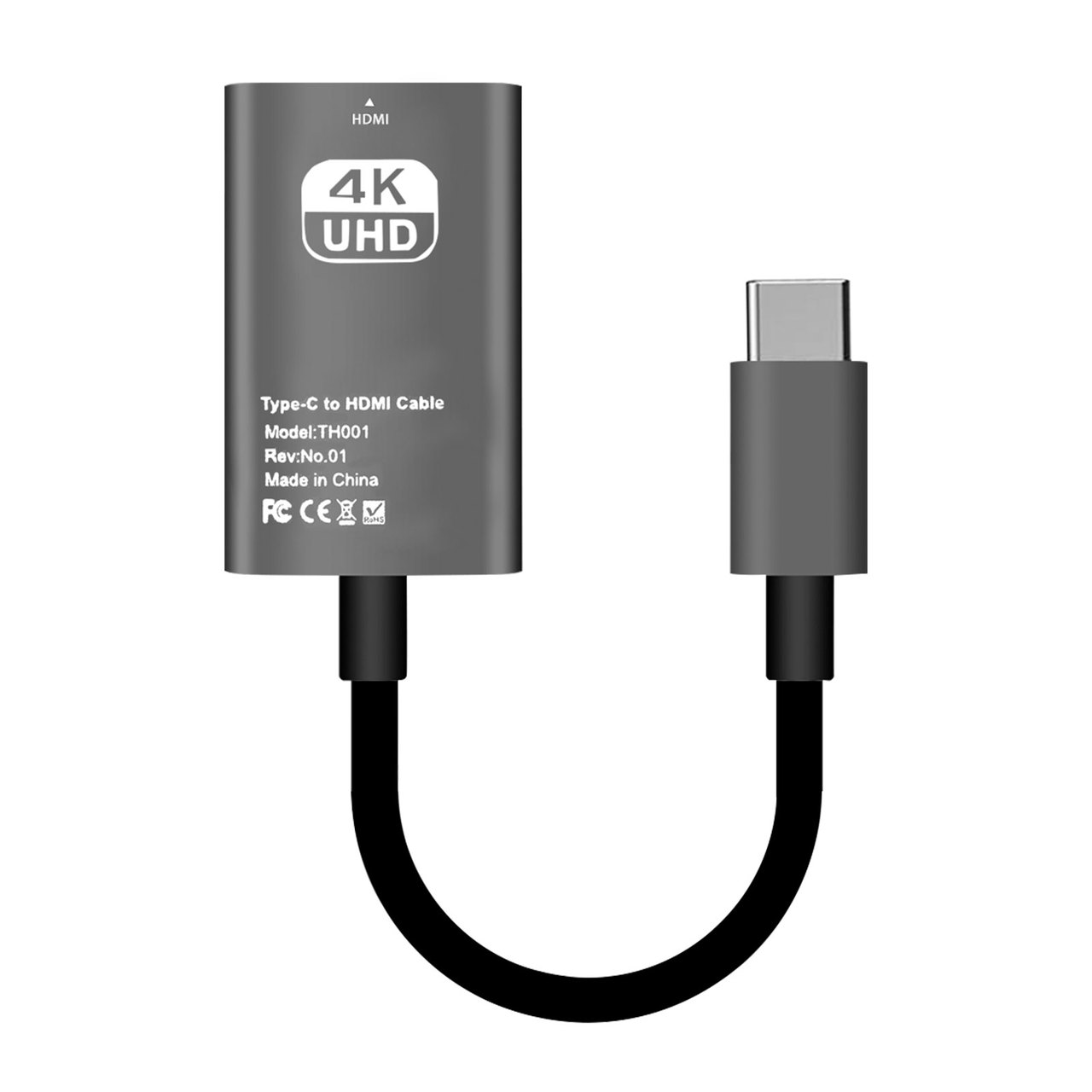 Hình ảnh Cáp chuyển Type-c ra HDMI 4K cho Macbook, Surface, Dell XPS