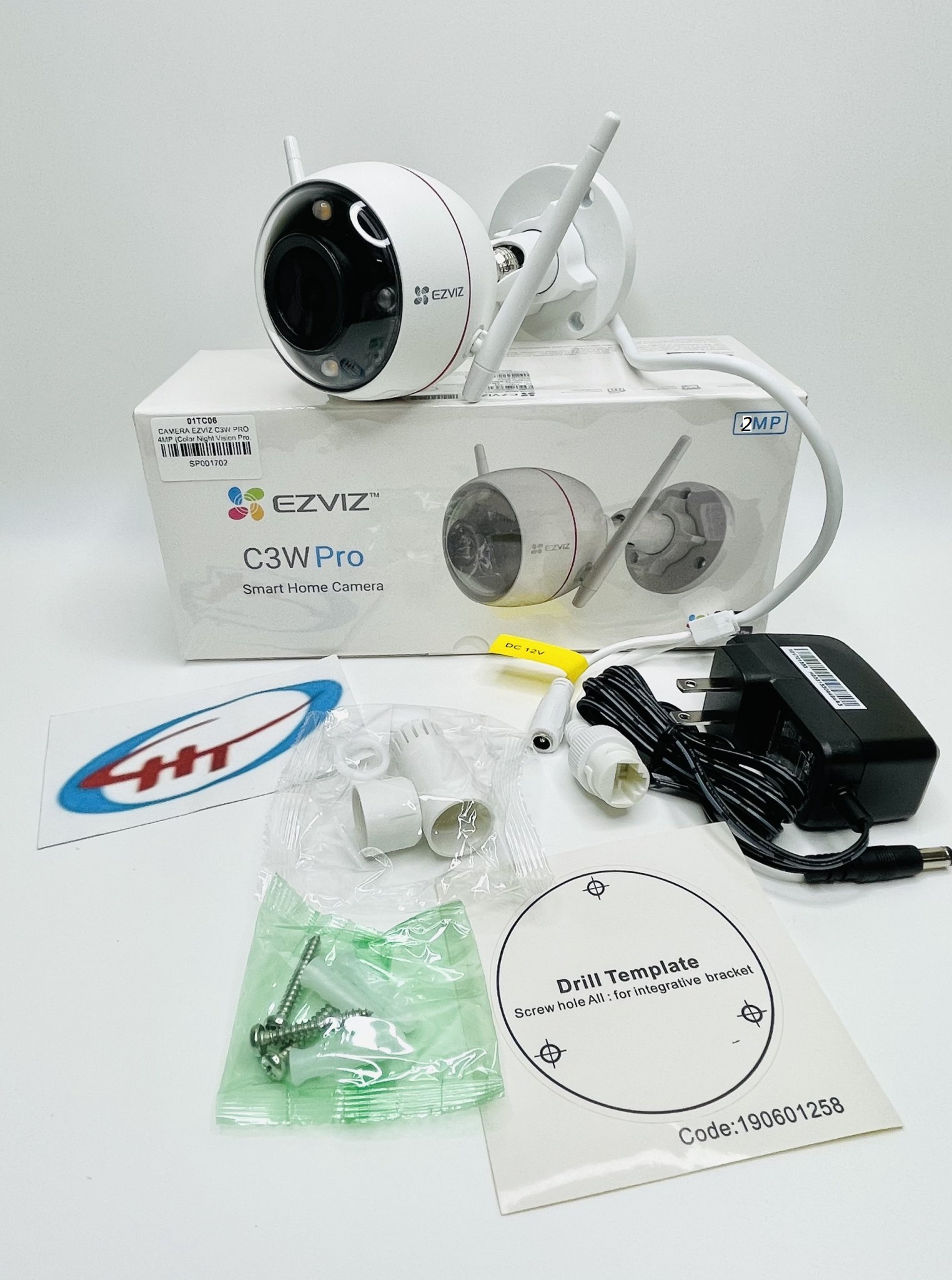 Camera Ip Wifi Ezviz C3W Pro 2MPx HD siêu nét ,có màu ban đêm, Hàng Chính Hãng.