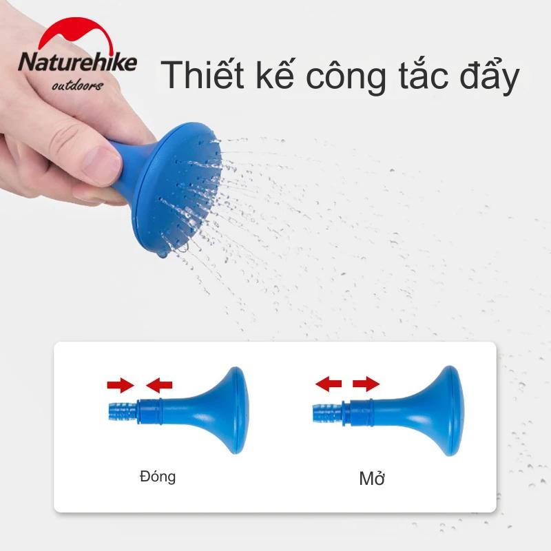 Túi Đựng Nước Tắm Thái Dương Năng Naturehike NH21SJ032 (Kèm Vòi Sen) Túi Nước Dã Ngoại 20L