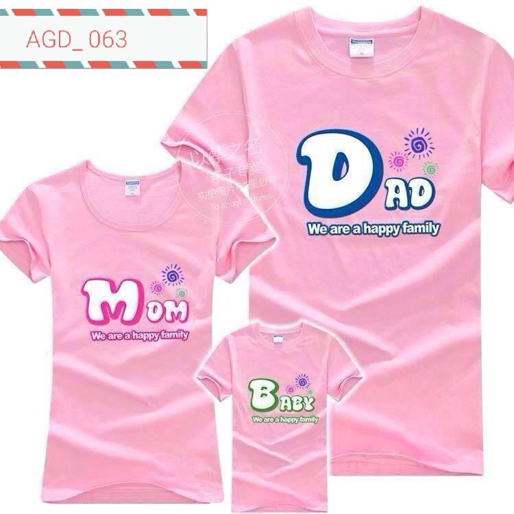 Áo gia đình nhiều màu - MÃ AGD 063