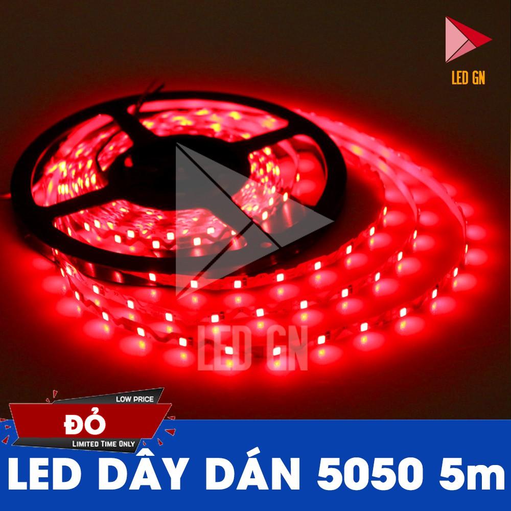 LED Dây Dán 5050 5m 12V - Đủ Màu - Siêu Bền