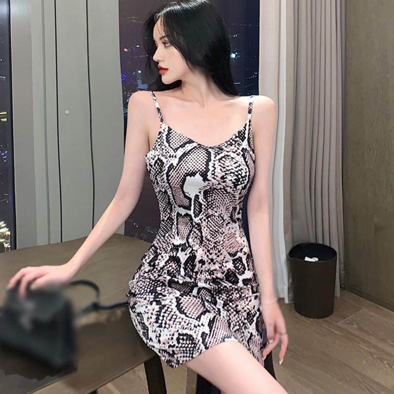 Đầm Không Tay Cổ Chữ V Dáng Ôm Thiết Kế Quyến Rũ Thời Trang Dành Cho Nữ