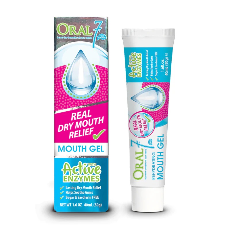 Gel tạo nước bọt nhân tạo chuyên dùng cho người khô miệng, rát lưỡi, viêm lợi Oral7 Moisturising Gel 40ml (Date 9/2024)