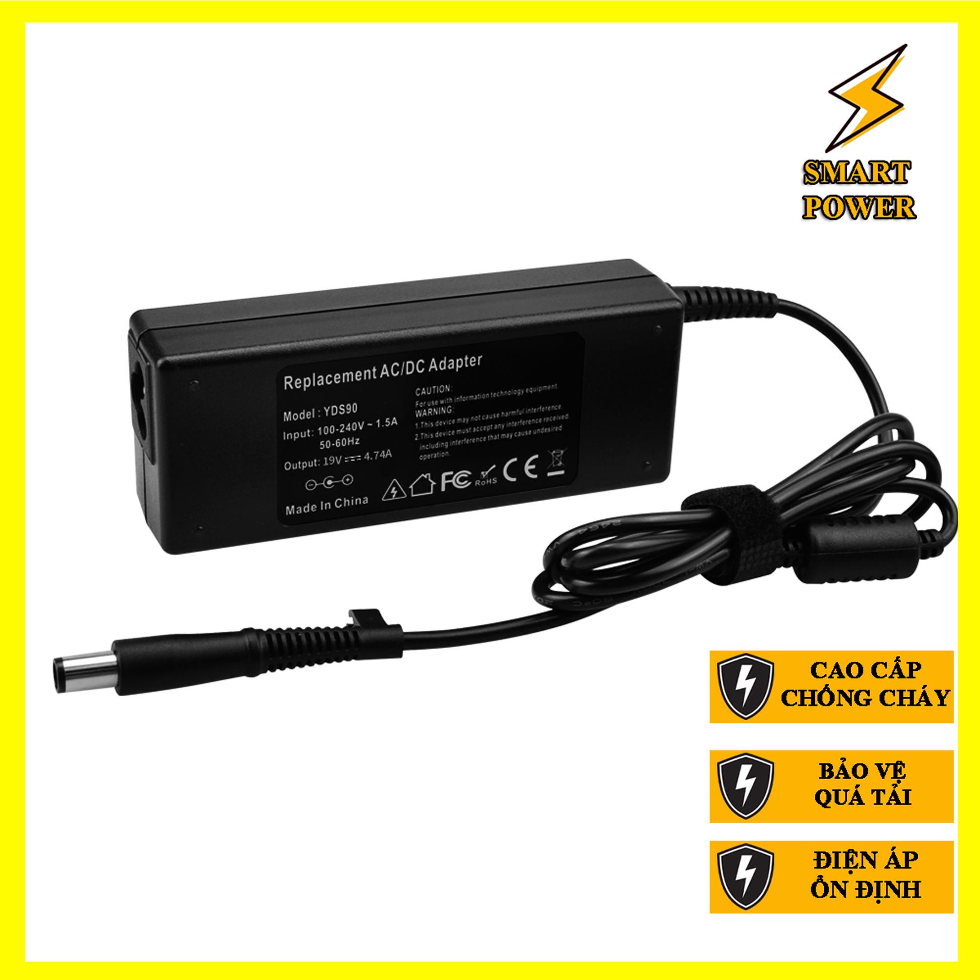 Sạc Adapter dành cho laptop HP 19V - 4.74A - 90w - Sạc Zin - Hàng Chính Hãng