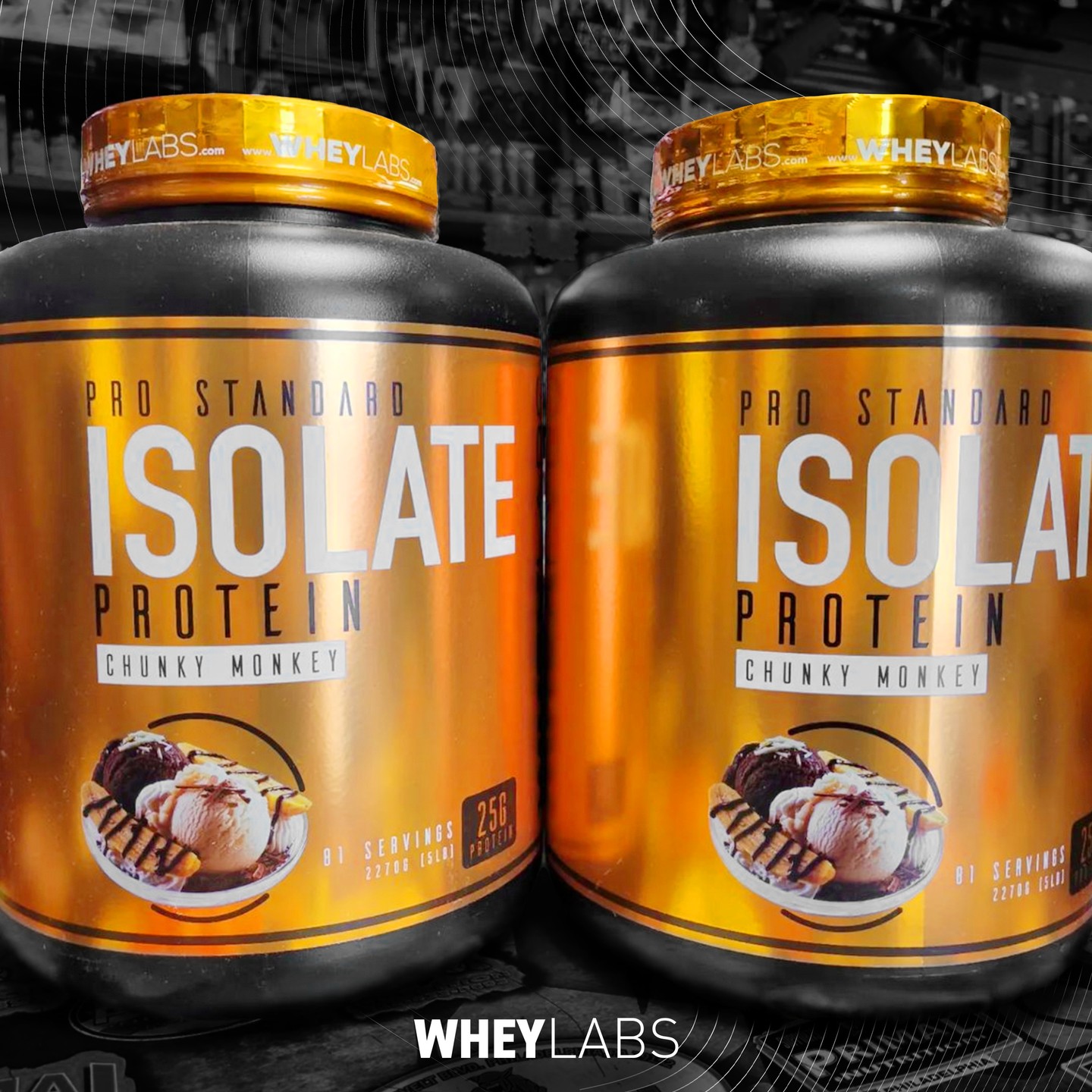 Sữa tăng cơ Wheylabs Pro Standard Isolate Protein Hộp 2.27 kg (81 lần dùng) - Nutrition Depot