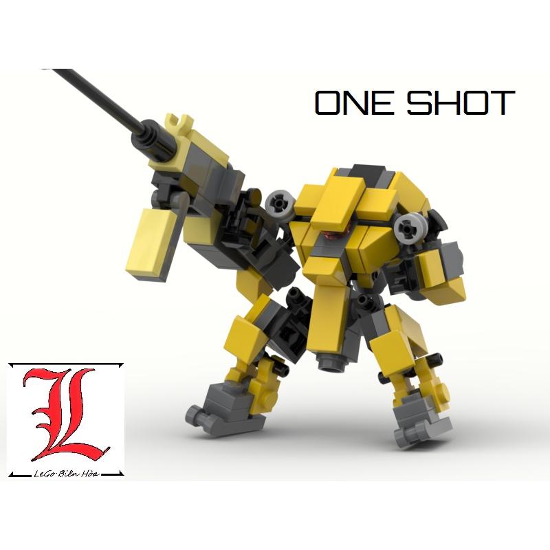Đồ chơi lắp ráp Lego Moc Mech Robot One shot