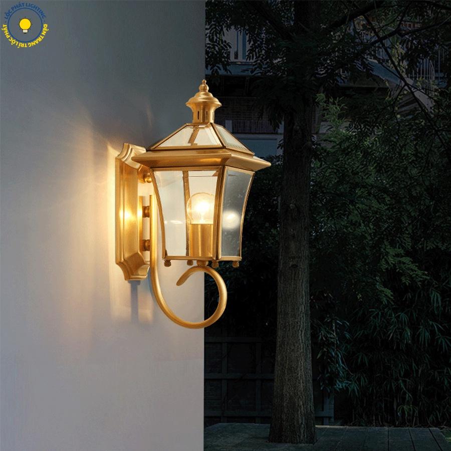 Đèn tường, đèn trụ cổng 0623 tân cổ điển trang trí phòng ngủ, cổng, cầu thang
