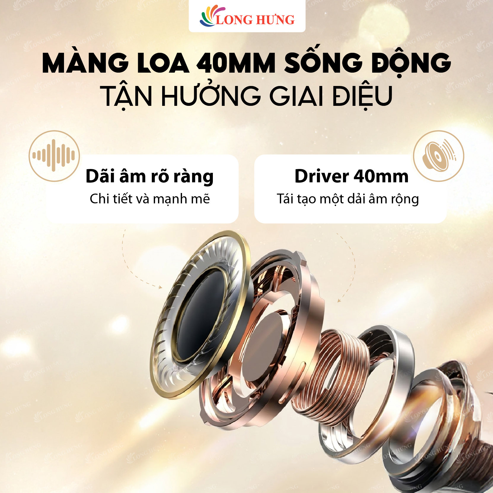 Tai nghe chụp tai Bluetooth Havit H619BT - Hàng chính hãng