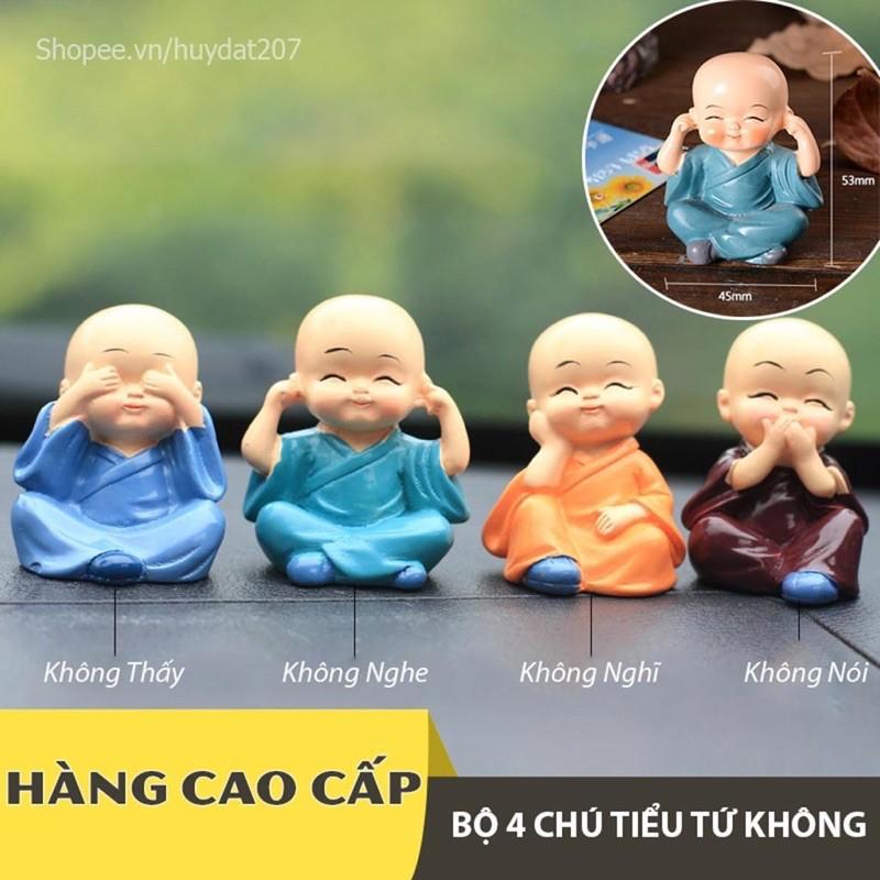 Bộ Tượng 4 Chú Tiểu Tứ Không.