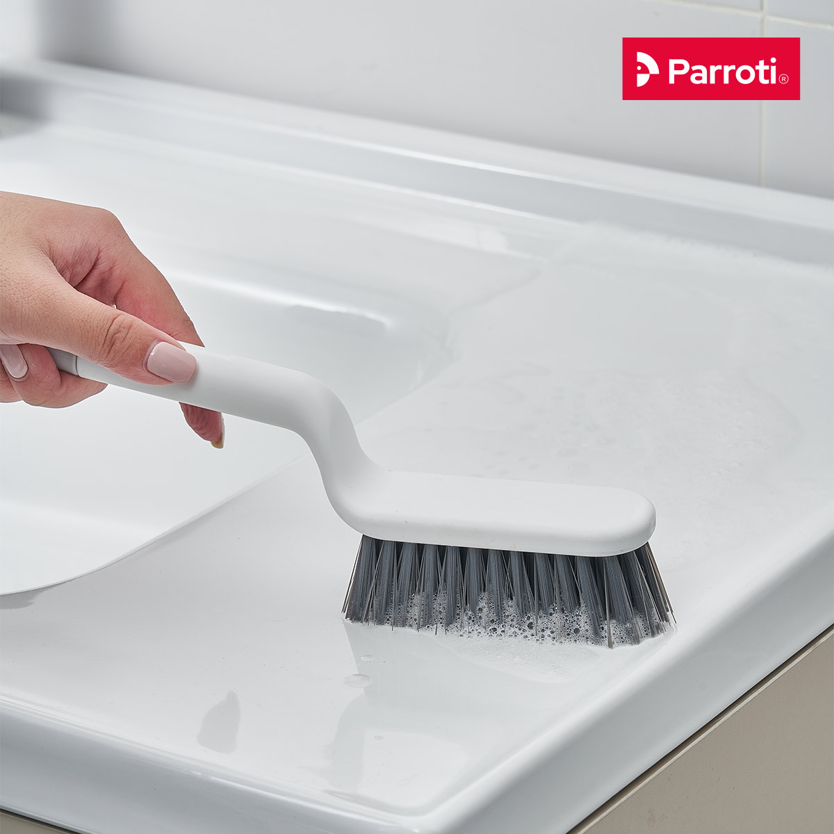 Chổi cọ vệ sinh đa năng, bàn chải vệ sinh cao cấp - Parroti Brush BR01